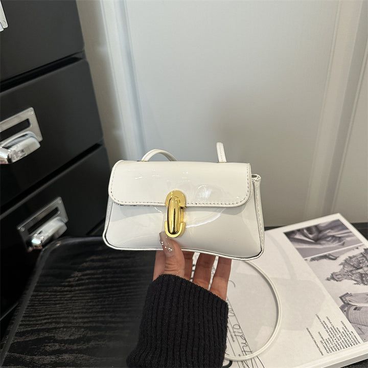 Damen Mini-Umhängetasche mit glamourösem Klappverschluss Nord Taschen