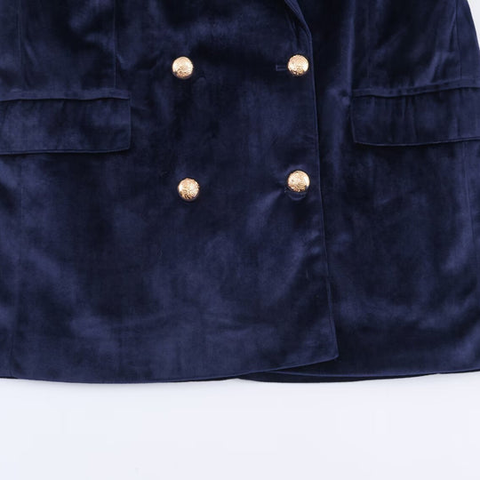 Damen Weite Samt-Hose mit hoher Taille und weitem Bein Nord Taschen