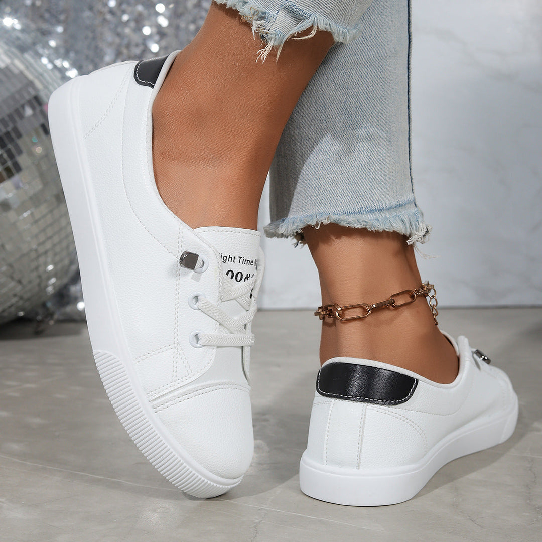 Damen komfortable Sneakers mit modischem Design und atmungsaktiver Oberfläche