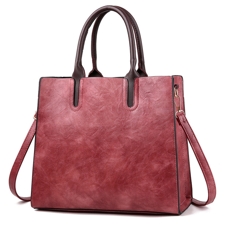 Damen elegante Tote-Handtasche mit abnehmbarem Schultergurt Nord Taschen
