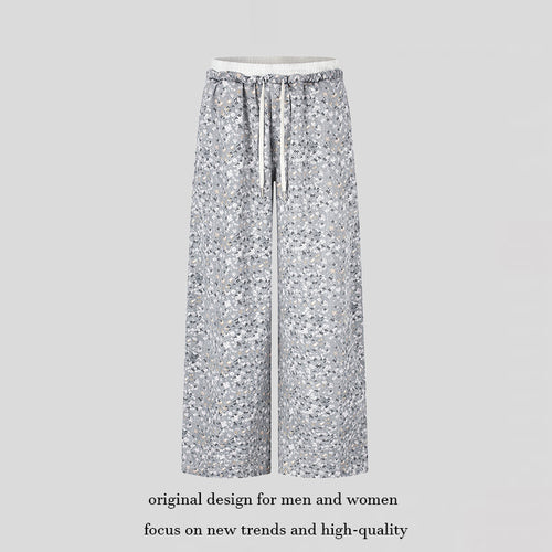 Damen Palazzo‑Glitzerhose mit elastischem Bund und Kordelzug Nord Taschen