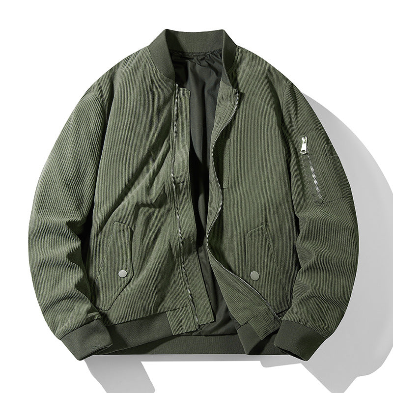 Herren Sportliche Bomberjacke mit Reißverschluss und praktischen Taschen Nord Taschen