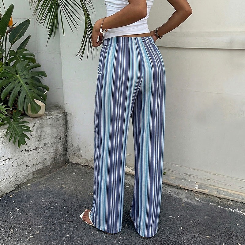 Damen Bequeme Strickhose mit elastischem Bund Nord Taschen