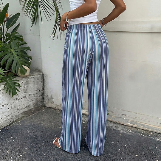 Damen Bequeme Strickhose mit elastischem Bund Nord Taschen