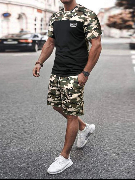 Herren Camouflage Sportanzug mit modernem Design und praktischen Taschen Nord Taschen