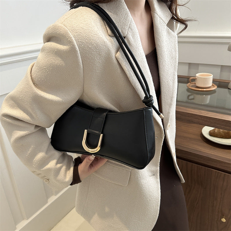 Damen elegante Schultertasche mit modernem Magnetverschluss Nord Taschen