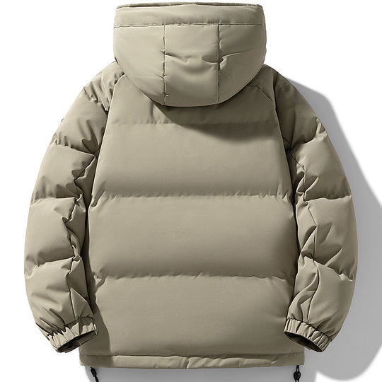 Herren Wattierte Urban-Thermojacke mit gesteppter Optik, hohem Stehkragen und Utility-Taschen Nord Taschen