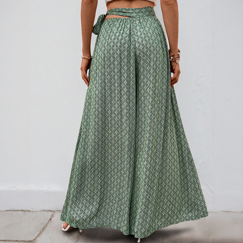Damen Weite Palazzo Hose Nord Taschen