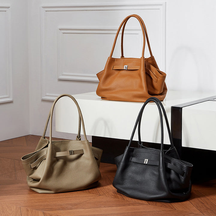 Damen elegante Lederhandtasche Nord Taschen