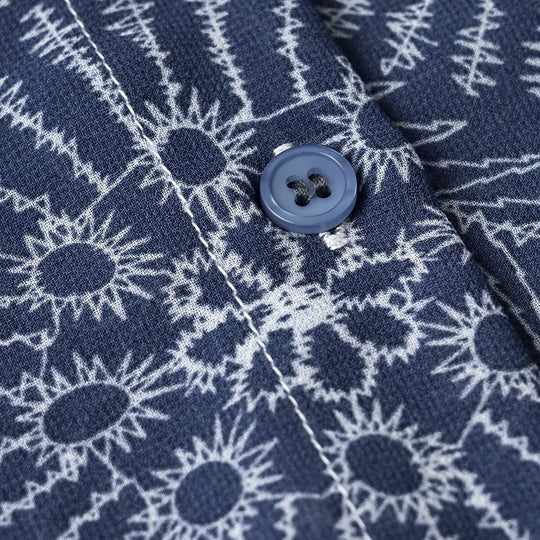 Damen Oversize-Buttonbluse mit Ballonärmeln und großem Hemdkragen Nord Taschen