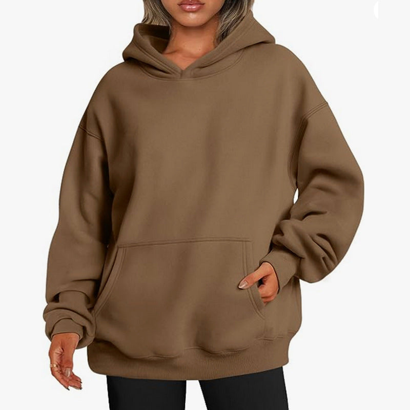 Damen bequemer Kapuzenpullover