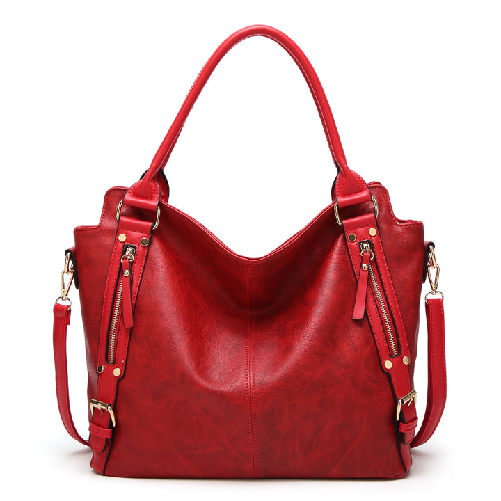 Damen Hobo-Tasche mit elegantem Faltendesign und abnehmbaren Schulterriemen Nord Taschen