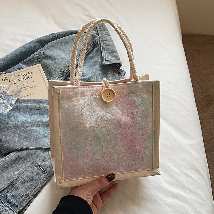 Damen praktische und stilvolle Einkaufstasche mit floralem Design Nord Taschen