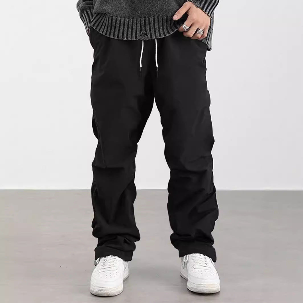Herren lässige Cargo-Hose mit elastischem Bund und praktischen Taschen