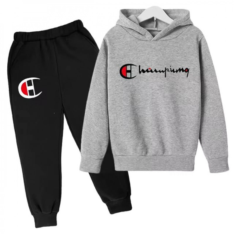 Unisex Kapuzenpullover mit Jogginghose Freizeitset Nord Taschen