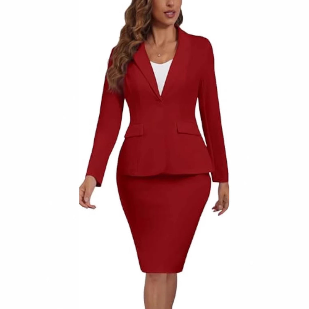Damen Elegantes Business-Kleidung Set Nord Taschen