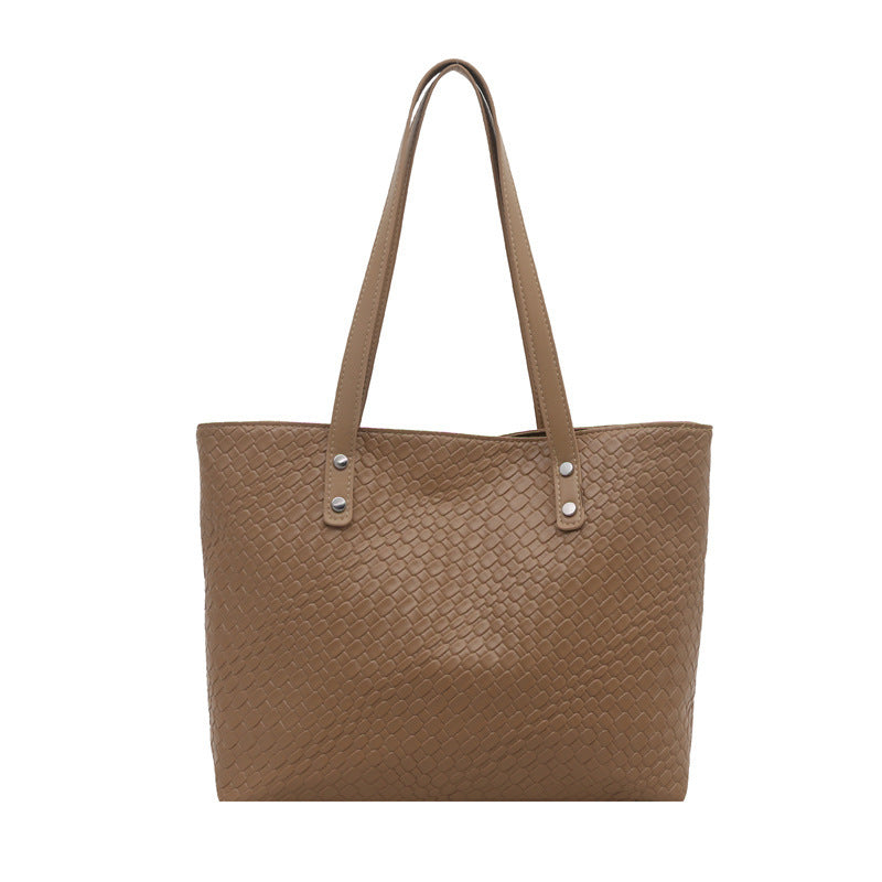 Damen elegante geflochtene Tragetasche Nord Taschen