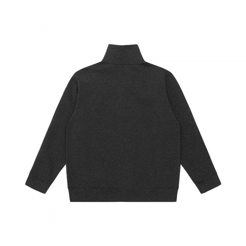 Unisex Oversize-Sweatshirt mit halbem Reißverschluss, Stehkragen und Kängurutasche Nord Taschen