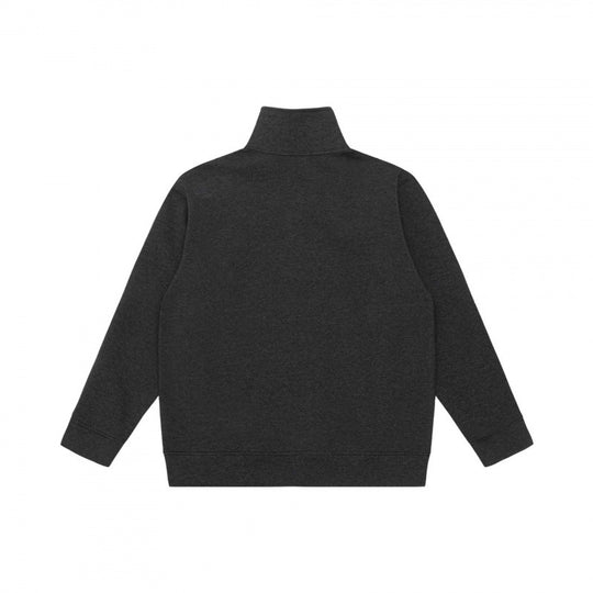 Unisex Oversize-Sweatshirt mit halbem Reißverschluss, Stehkragen und Kängurutasche Nord Taschen
