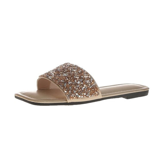 Damen elegante Strass-Pantoletten Nord Taschen