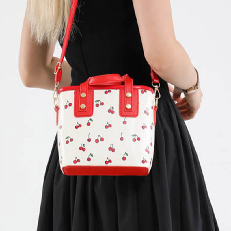 Damen Mini-Handtasche mit fruchtigem Kirschdesign Nord Taschen