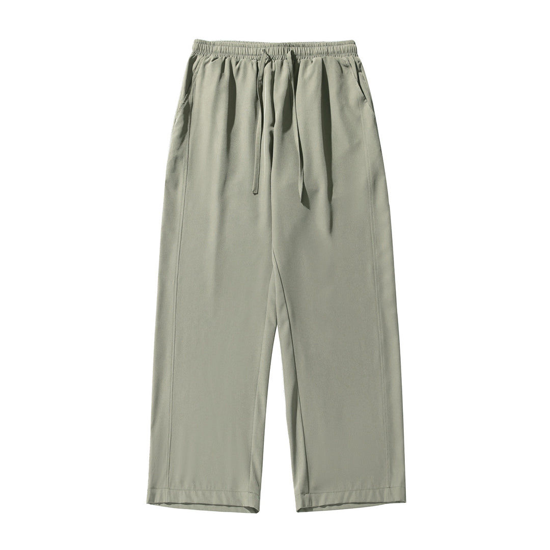 Unisex Locker geschnittene Palazzo‑Freizeithose aus leichtem Twill mit elastischem Bund und Kordelzug Nord Taschen