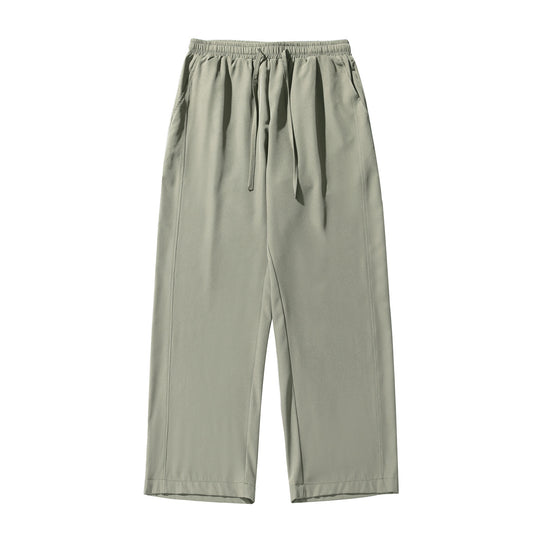 Unisex Locker geschnittene Palazzo‑Freizeithose aus leichtem Twill mit elastischem Bund und Kordelzug Nord Taschen