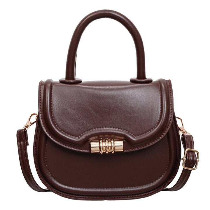 Damen Mini-Umhängetasche aus hochwertigem Kunstleder mit elegantem Klappenverschluss Nord Taschen