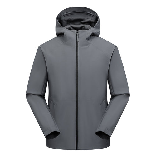 Herren Ultraleichte Softshell-Kapuzenjacke mit nahtverdecktem Reißverschluss und ergonomischer Kapuze Nord Taschen