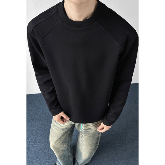 Herren Lässiger Sweatshirt mit Raglanärmeln Nord Taschen