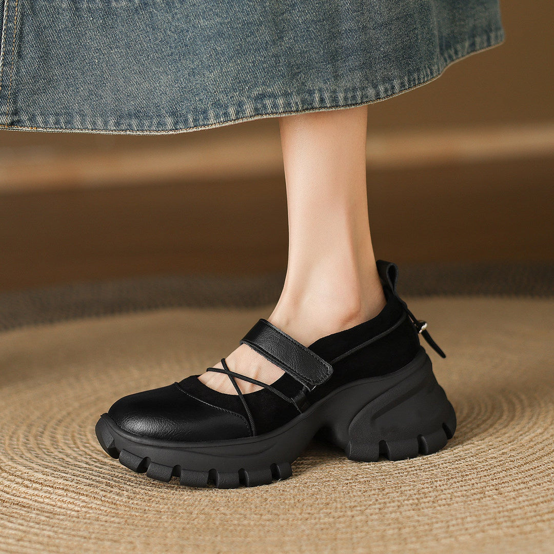 Damen modische Slingback-Schuhe mit elastischen Riemen und bequemer Sohle