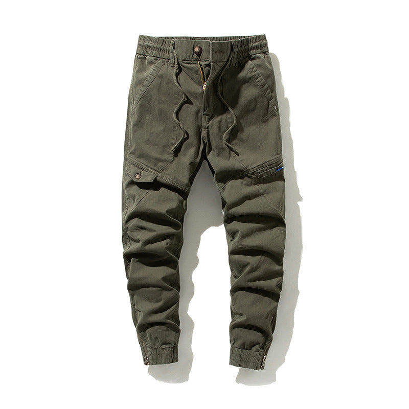 Herren Städtischer Tapered Funktions-Jogger mit elastischem Komfortbund, verstärkten Kniepartien und Knöchelreißverschluss Nord Taschen