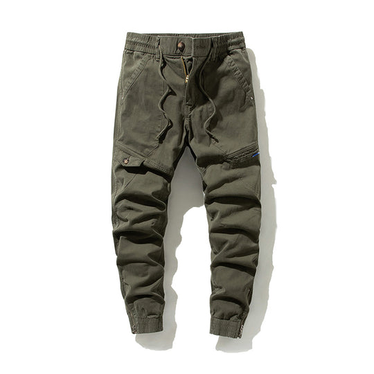 Herren Städtischer Tapered Funktions-Jogger mit elastischem Komfortbund, verstärkten Kniepartien und Knöchelreißverschluss Nord Taschen