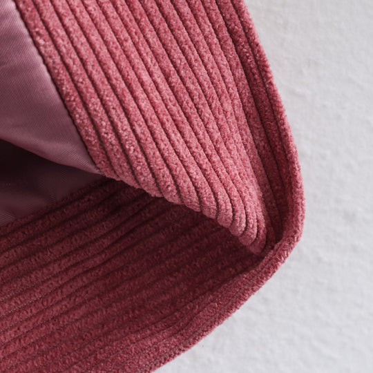 Damen Kurze Cordjacke mit Reißverschluss, großen Pattentaschen und Kunstlederkragen Nord Taschen