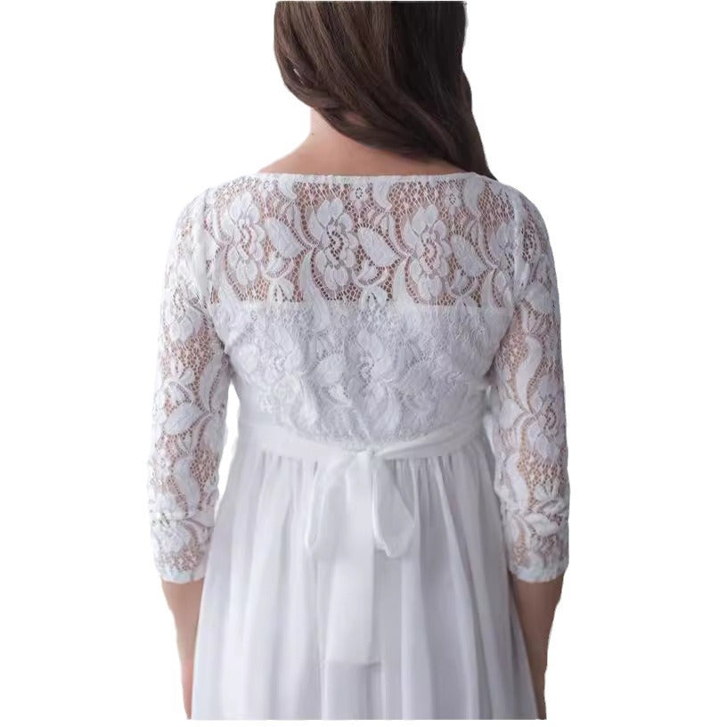 Elegantes Umstands Abendkleid