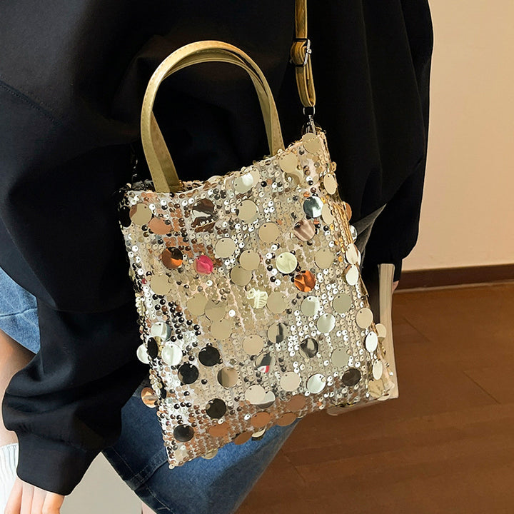 Damen Glitzernde Tasche mit verstellbarem Schulterriemen Nord Taschen