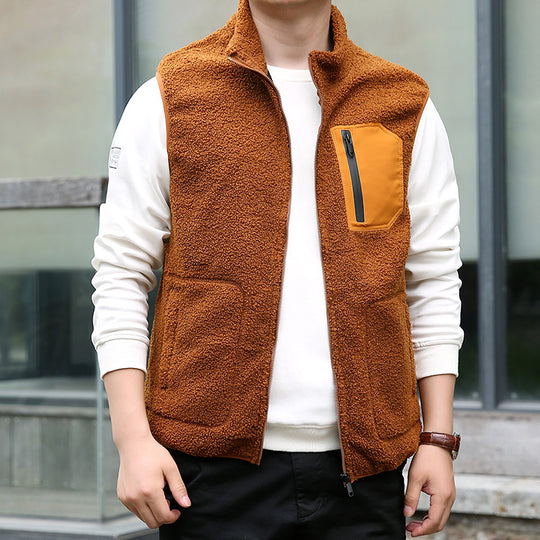 Herren Funktionale Fleece-Weste Nord Taschen