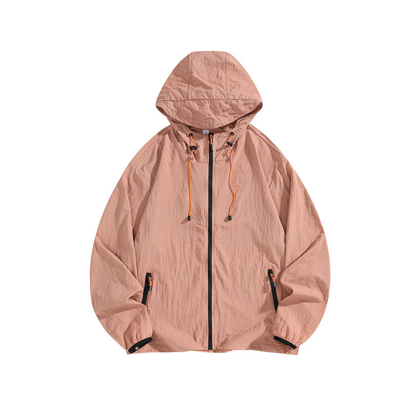 Herren Leichte Outdoorjacke mit Kapuze und praktischen Reißverschlusstaschen Nord Taschen