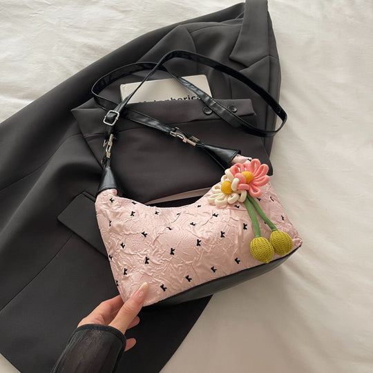 Damen modische Umhängetasche mit floralem Detail Nord Taschen