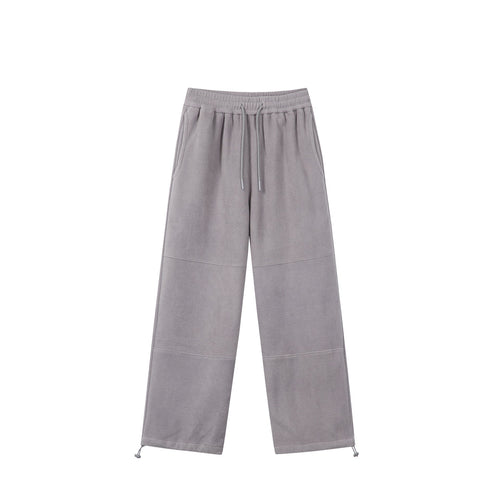 Damen Weite Fleece-Jogginghose mit Tunnelzugbund, Eingrifftaschen und verstellbarem Saum Nord Taschen