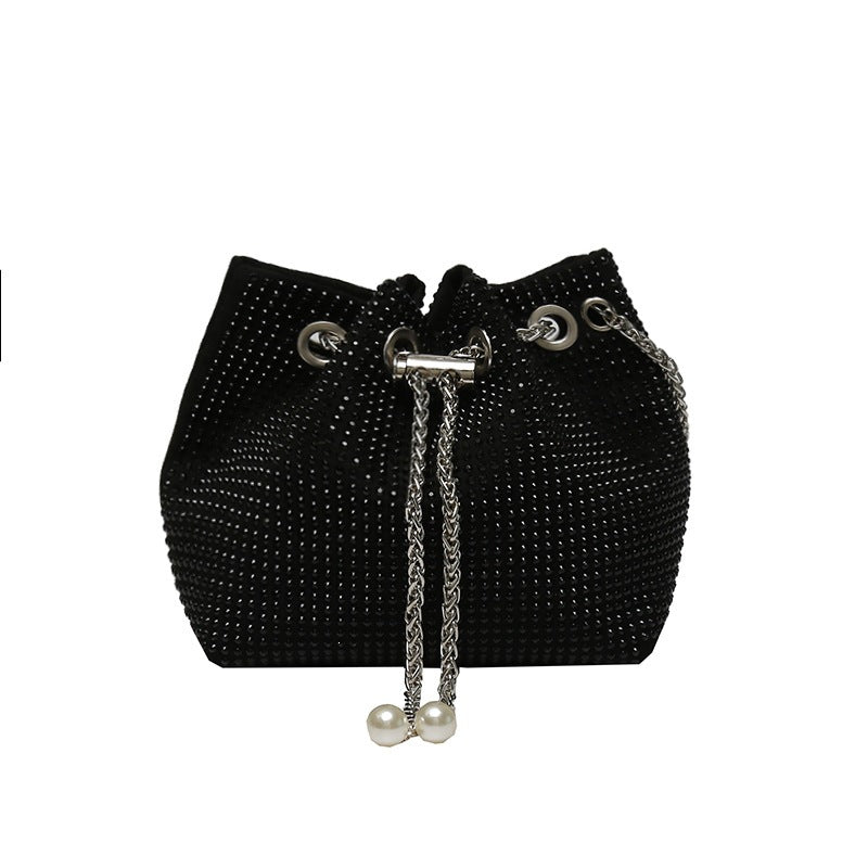 Damen Glamouröse Beuteltasche mit Strassverzierung Nord Taschen