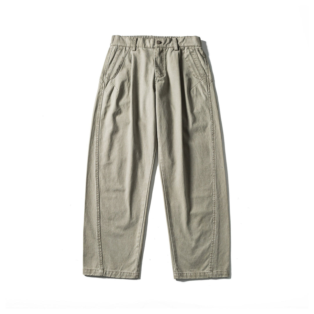 Damen High‑Waist Relaxed‑Fit Utility‑Hose mit Nahtpaneelen und elastischem Bund Nord Taschen