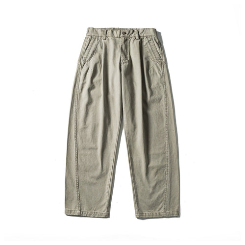Damen High‑Waist Relaxed‑Fit Utility‑Hose mit Nahtpaneelen und elastischem Bund Nord Taschen