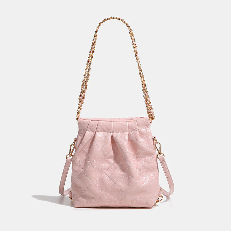 Damen Hobo-Tasche mit originellem Faltendesign und luxuriösem Kettenriemen Nord Taschen
