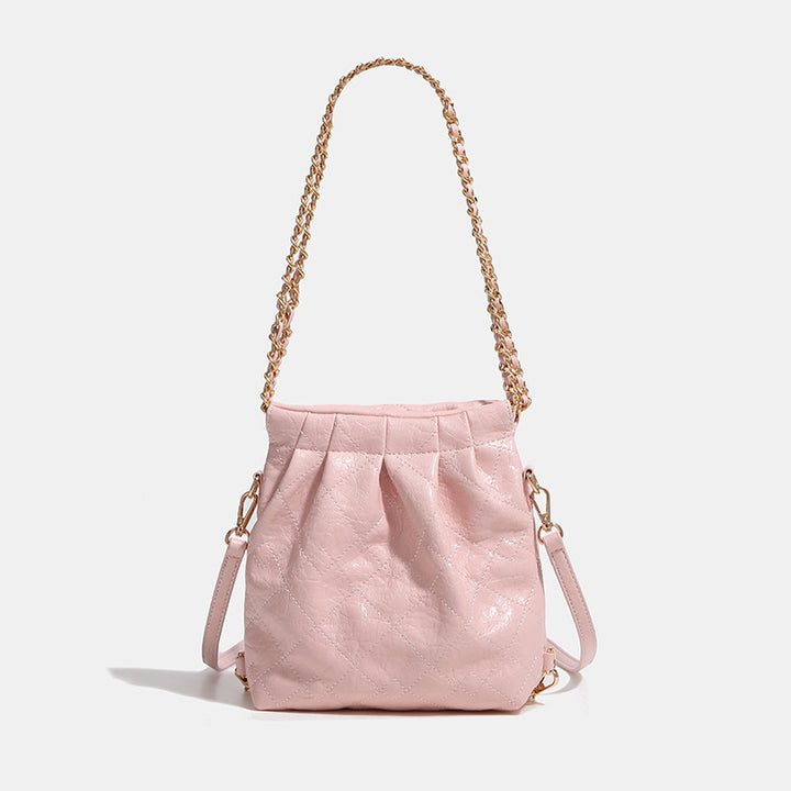 Damen Hobo-Tasche mit originellem Faltendesign und luxuriösem Kettenriemen Nord Taschen