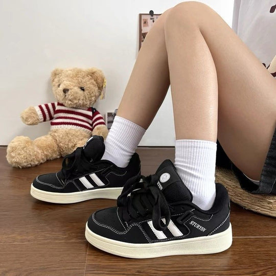 Damen Sportliche Sneakers mit rutschfester Sohle und atmungsaktivem Obermaterial