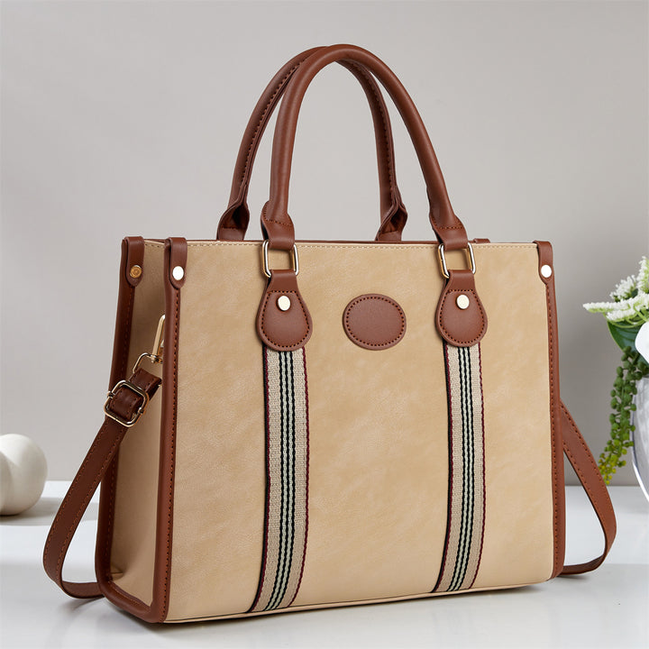 Damen elegante Handtasche im modernen Design mit praktischem Tragegurt Nord Taschen
