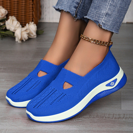 Damen Atmungsaktive Freizeit-Slipper mit elastischem Einschlupf und flexibler Sohle Nord Taschen