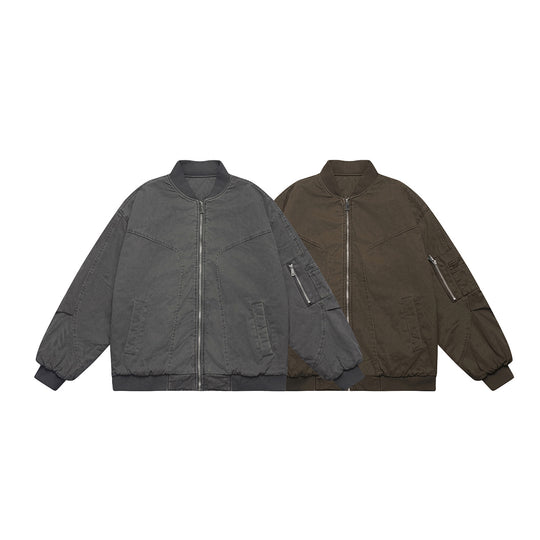 Unisex Oversize Utility‑Bomberjacke mit Ärmeltasche, elastischem Saum und verdeckten Eingriffstaschen Nord Taschen