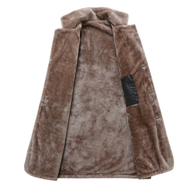 Herren Elegante Lederjacke mit Warmfutter Nord Taschen